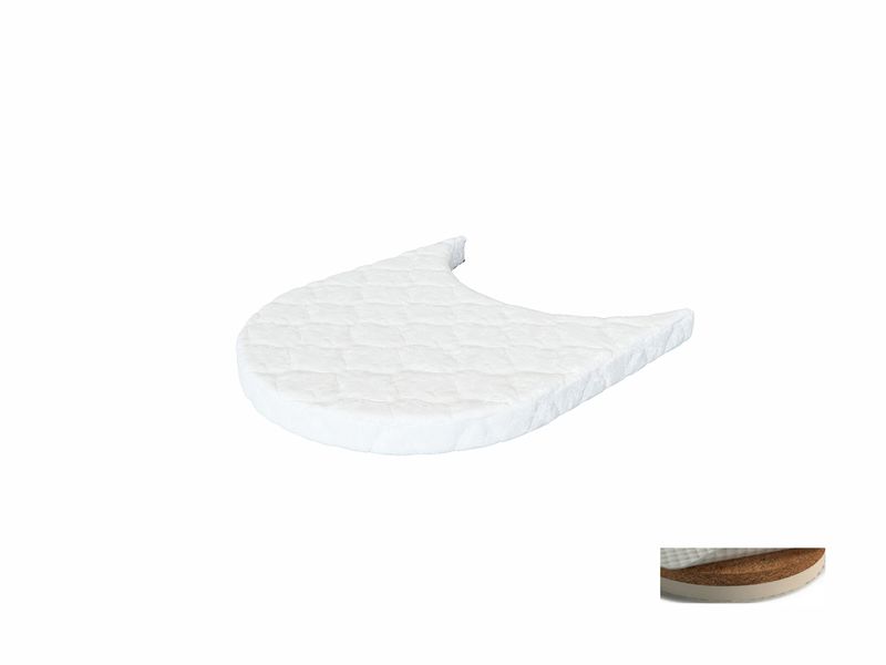 Полумесяц матрас для кроватки Oval, наполнитель: кокос - латекс